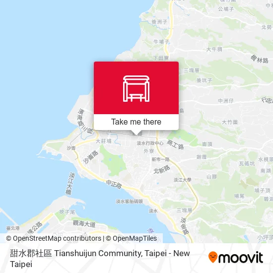 甜水郡社區 Tianshuijun Community map