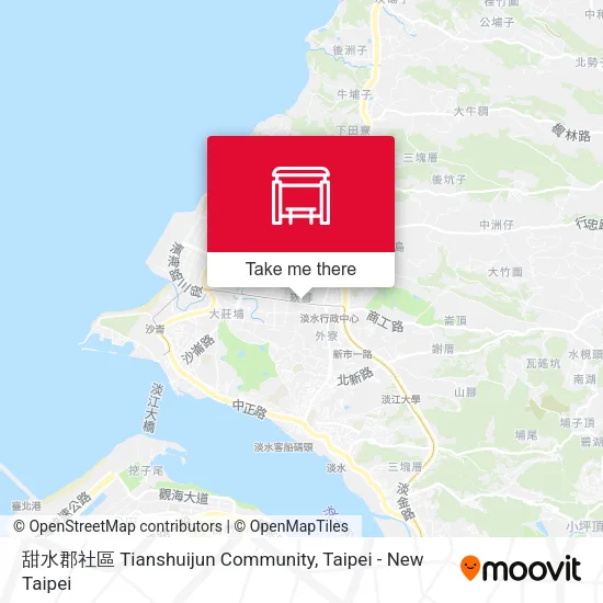 甜水郡社區 Tianshuijun Community map
