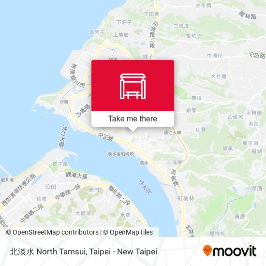 北淡水 North Tamsui map
