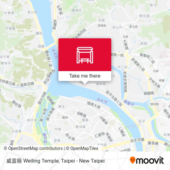 威靈廟 Weiling Temple map