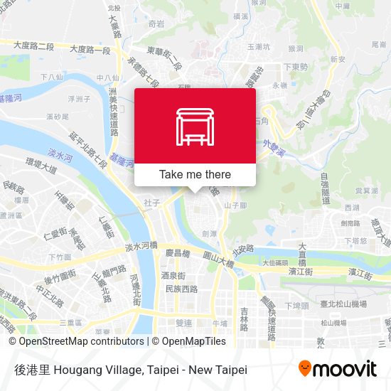 後港里 Hougang Village map