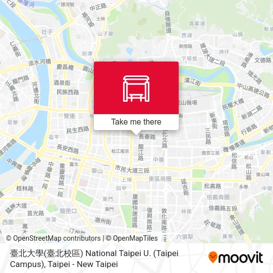 臺北大學(臺北校區) National Taipei U. (Taipei Campus)地圖