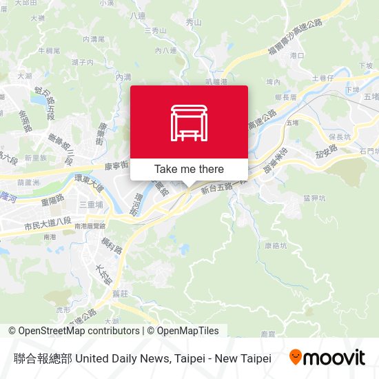 聯合報總部 United Daily News map