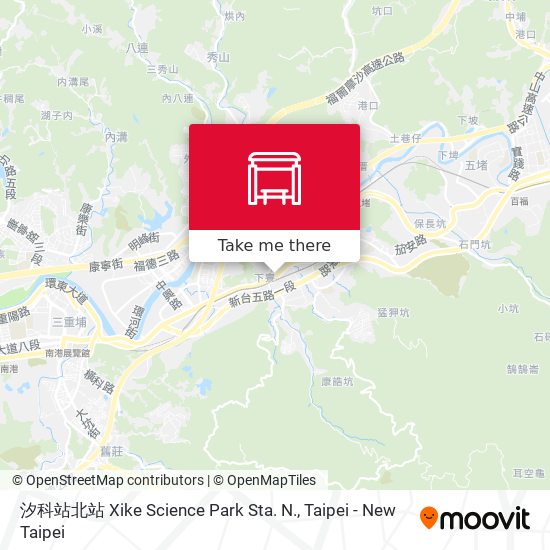 汐科站北站 Xike Science Park Sta. N. map