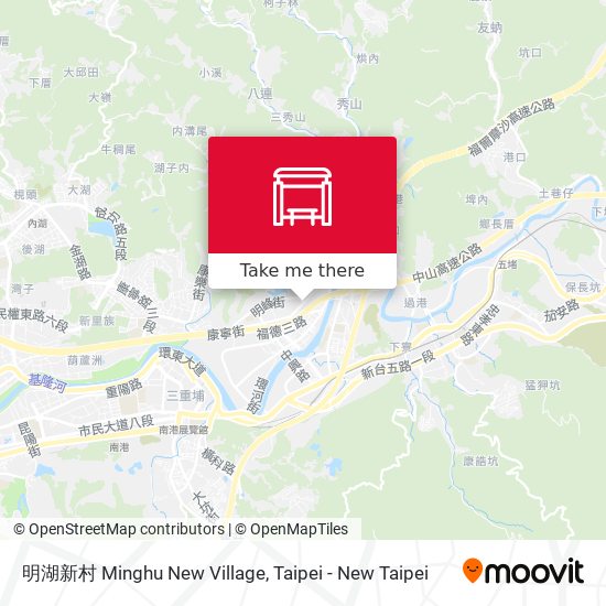 明湖新村 Minghu New Village地圖