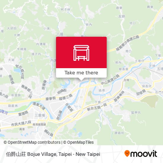 伯爵山莊 Bojue Village map