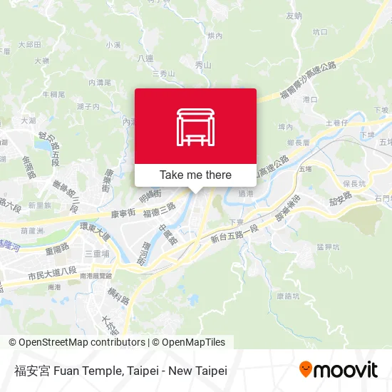 福安宮 Fuan Temple map