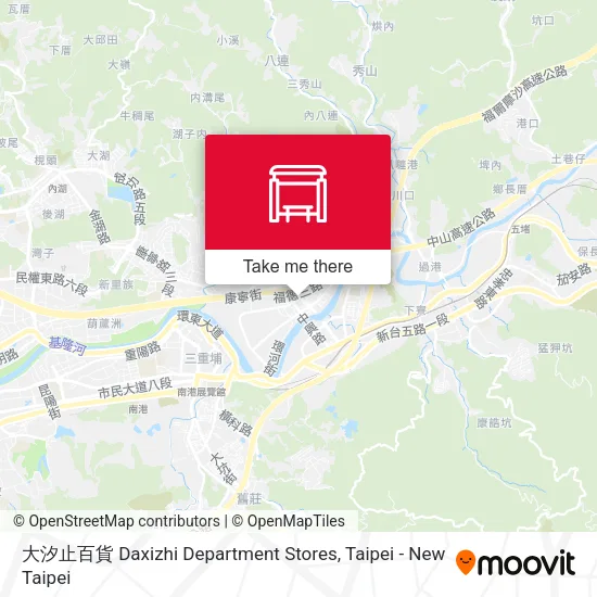 大汐止百貨 Daxizhi Department Stores地圖