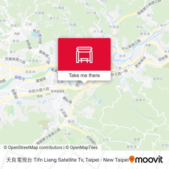 天良電視台 Tifn Liang Satellite Tv map