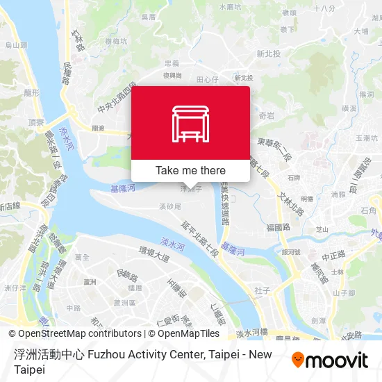 浮洲活動中心 Fuzhou Activity Center map