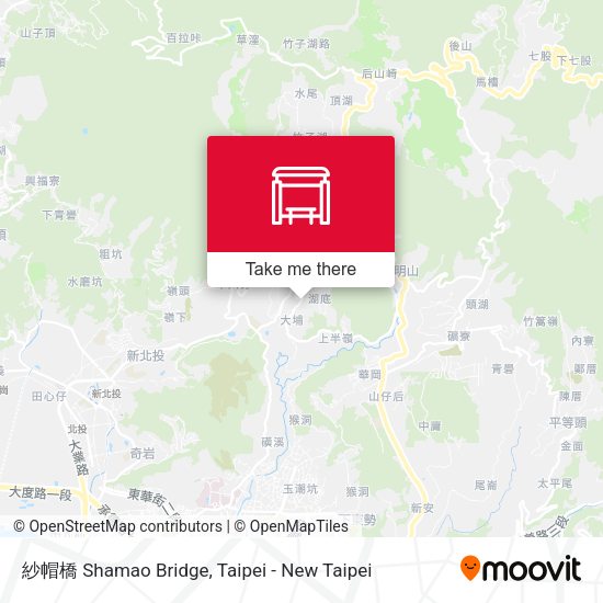 紗帽橋 Shamao Bridge地圖