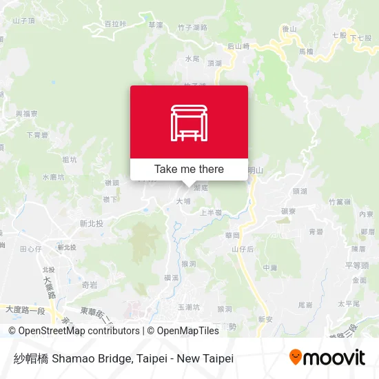 紗帽橋 Shamao Bridge map