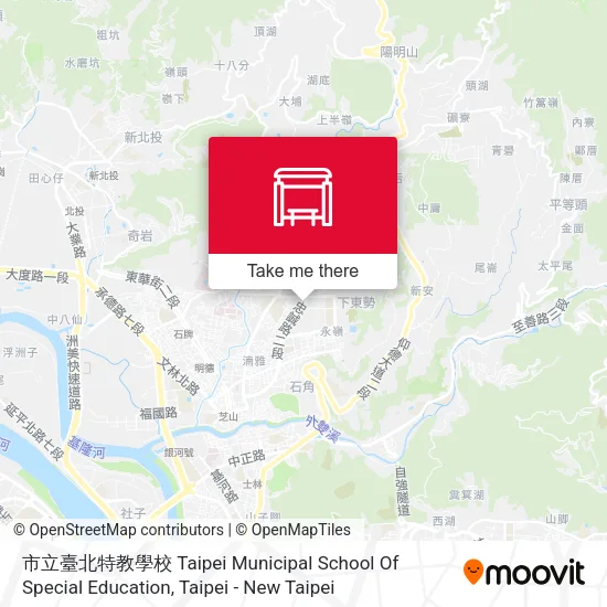 市立臺北特教學校 Taipei Municipal School Of Special Education map