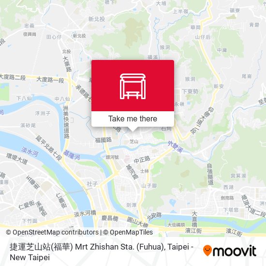 捷運芝山站(福華) Mrt Zhishan Sta. (Fuhua) map