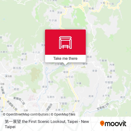 第一展望 the First Scenic Lookout map