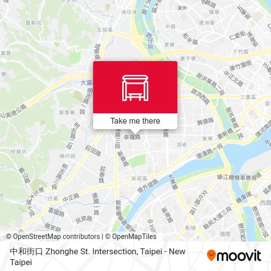 中和街口 Zhonghe St. Intersection map