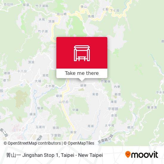 菁山一 Jingshan Stop 1地圖
