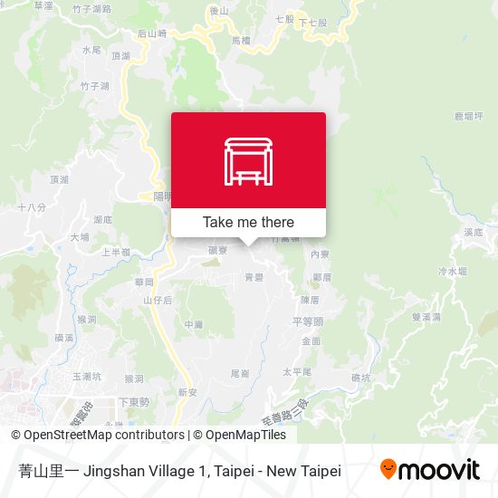 菁山里一 Jingshan Village 1 map