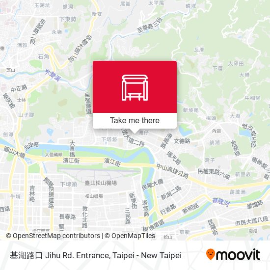 基湖路口 Jihu Rd. Entrance map