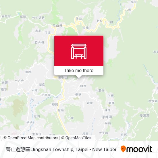菁山遊憩區 Jingshan Township地圖