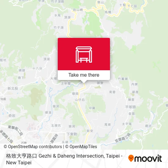 格致大亨路口 Gezhi & Daheng Intersection map