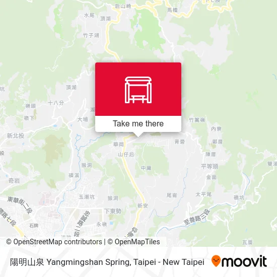 陽明山泉 Yangmingshan Spring map
