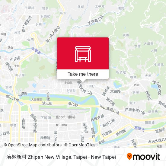 治磐新村 Zhipan New Village map