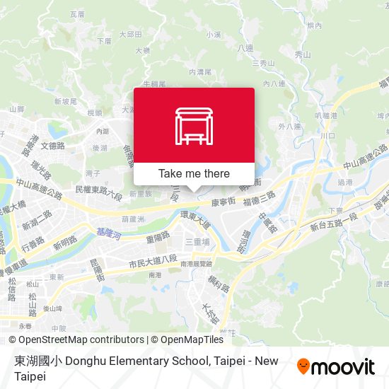 東湖國小 Donghu Elementary School map