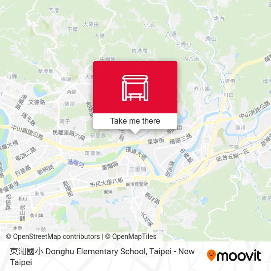 東湖國小 Donghu Elementary School map