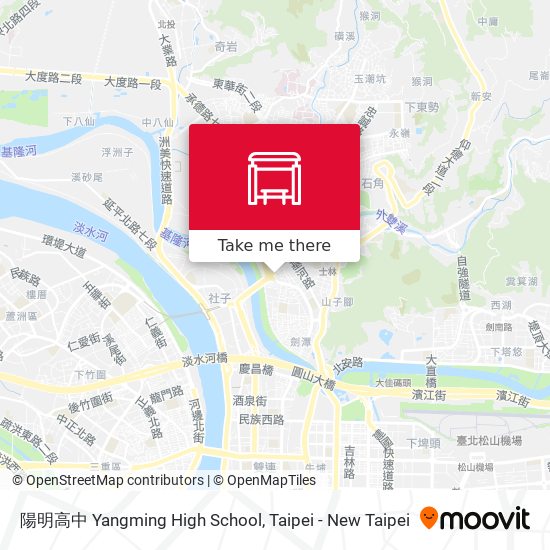 陽明高中 Yangming High School地圖