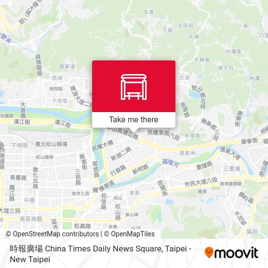 時報廣場 China Times Daily News Square map