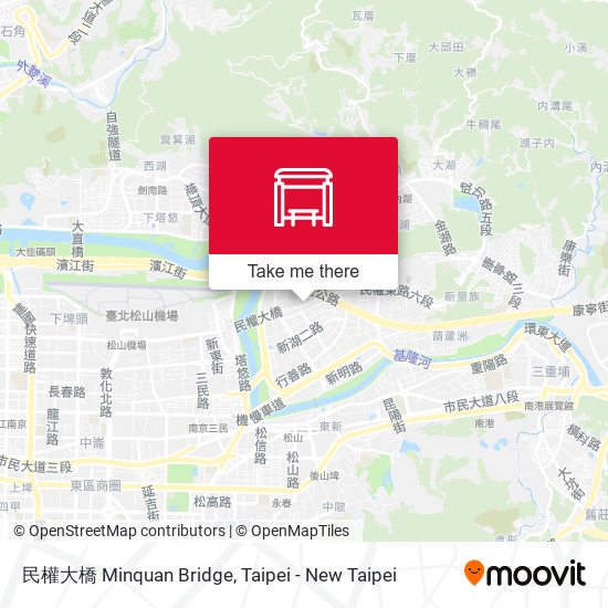 民權大橋 Minquan Bridge map