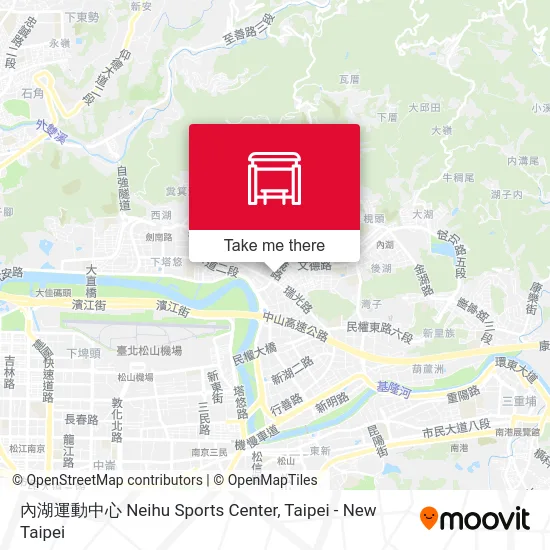 內湖運動中心 Neihu Sports Center map