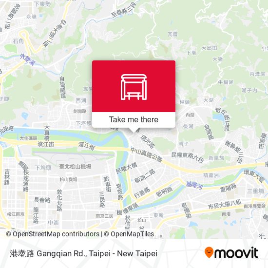 港墘路 Gangqian Rd. map