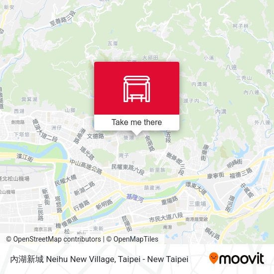 內湖新城 Neihu New Village地圖