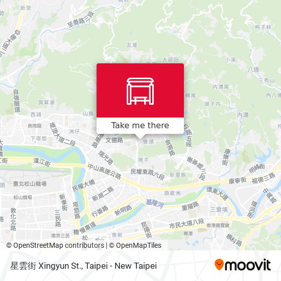 星雲街 Xingyun St. map