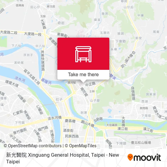 新光醫院 Xinguang General Hospital map