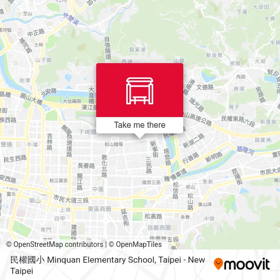 民權國小 Minquan Elementary School map