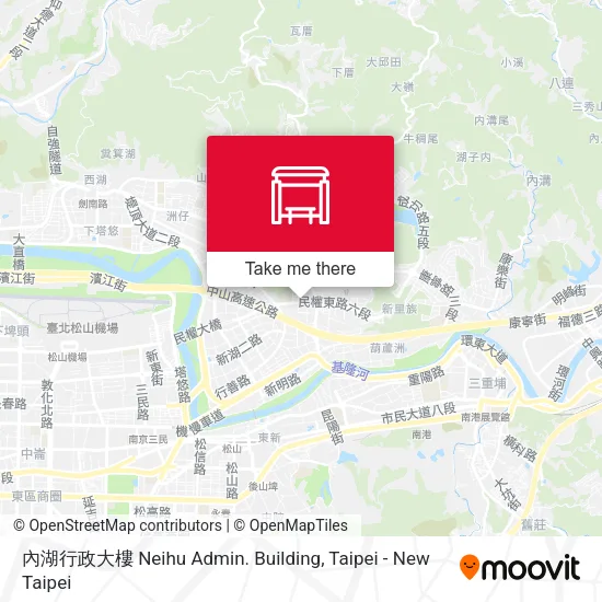 內湖行政大樓 Neihu Admin. Building地圖