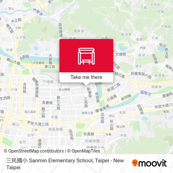 三民國小 Sanmin Elementary School map