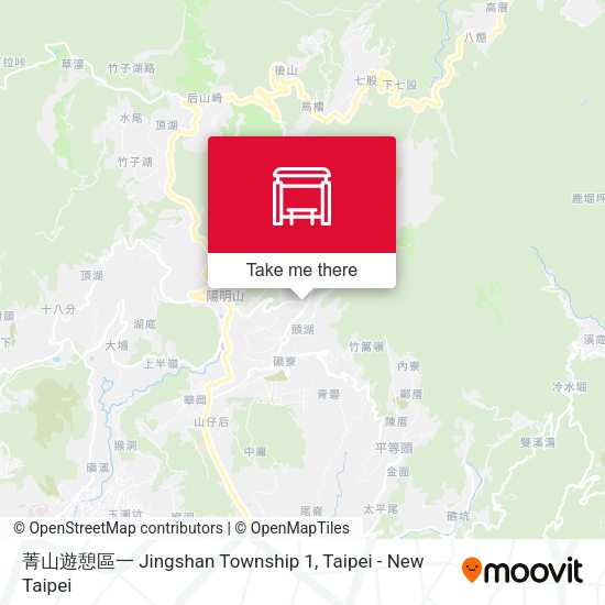菁山遊憩區一 Jingshan Township 1 map