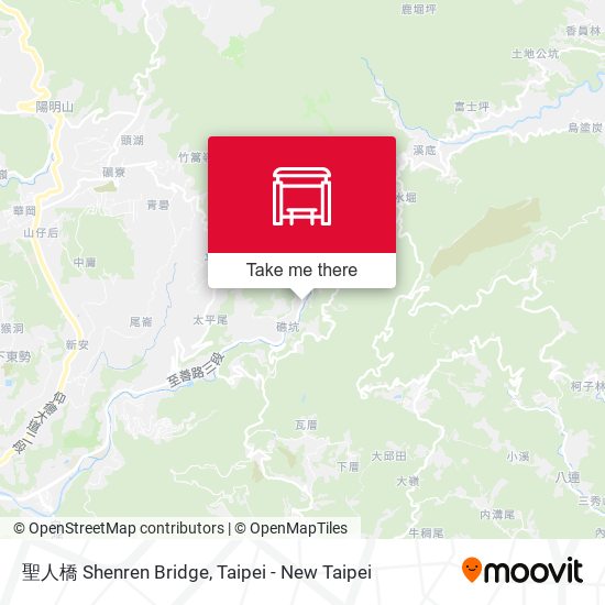 聖人橋 Shenren Bridge map