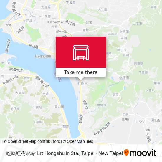 輕軌紅樹林站 Lrt Hongshulin Sta. map