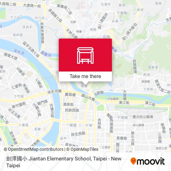 劍潭國小 Jiantan Elementary School map