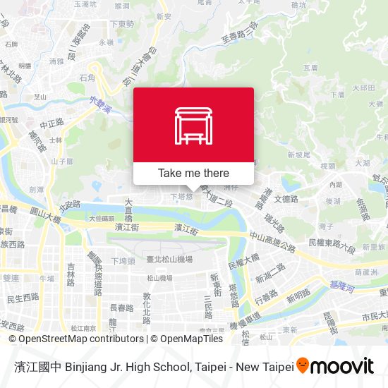 濱江國中 Binjiang Jr. High School map