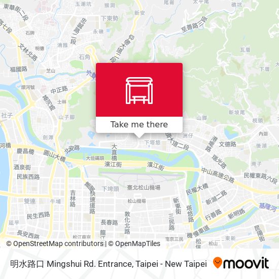 明水路口 Mingshui Rd. Entrance map