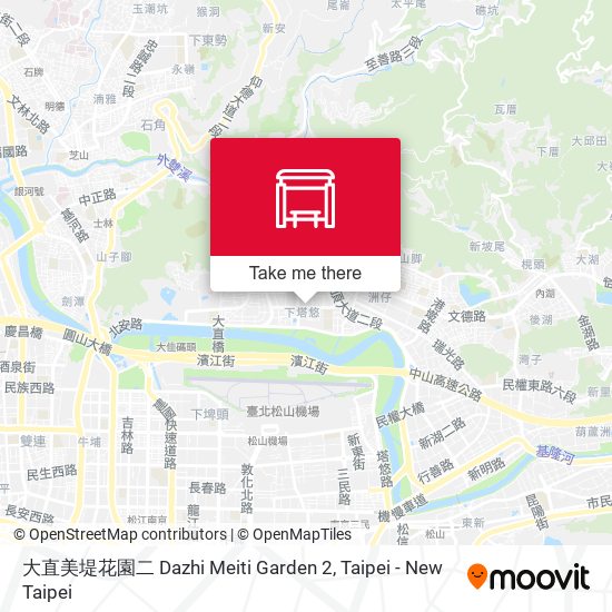 大直美堤花園二 Dazhi Meiti Garden 2 map