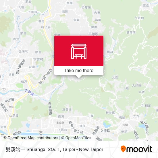 雙溪站一 Shuangxi Sta. 1 map