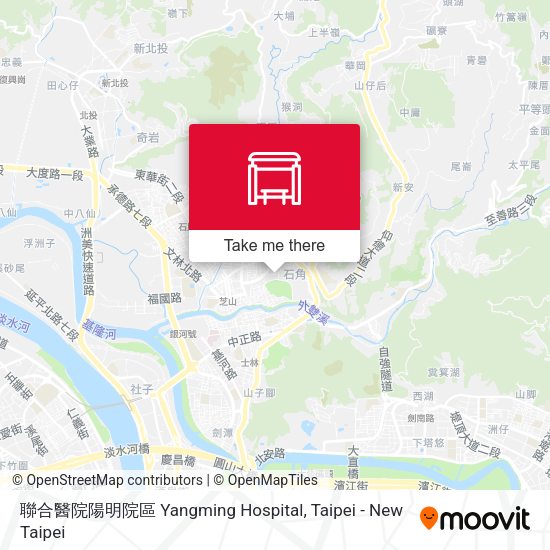 聯合醫院陽明院區 Yangming Hospital map