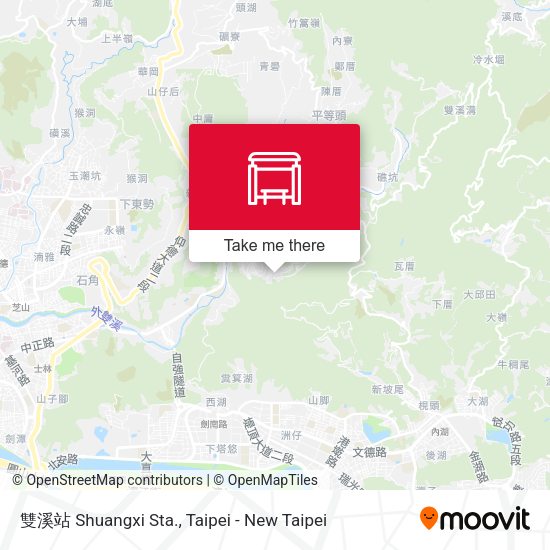 雙溪站 Shuangxi Sta.地圖